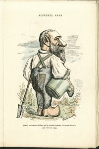 Illustration by Charles Gilbert-Martin (1839-1905) in “” Contemporary Grimaces”” بواسطة تشارلز جيلبرت مارتن