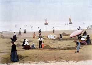 في المد والجزر. نقش جيلوت ، حوالي عام 1900. بواسطة تشارلز جيلوت