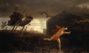Pentheus ملاحقة من قبل Maenads ، 1864 بواسطة تشارلز جلير