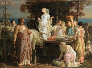 يوليسيس وناوسيكا ، ج. 1853. بواسطة تشارلز جلير