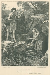 رسم توضيحي لـ Cymbeline بواسطة تشارلز جرين