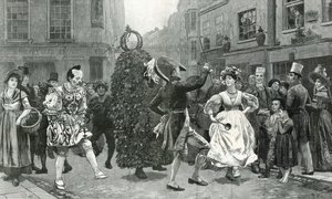 Jack-in-the-Green - مشهد من شهر مايو منذ ستين عامًا (أي ج 1830) بواسطة تشارلز جرين