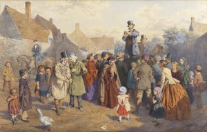 دكتور Quack ، 1866 (مرحاض ولون جسم على ورق) بواسطة تشارلز جرين