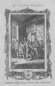 فيلتون اغتيال دوق باكنجهام ، 1773. بواسطة تشارلز غرينيون