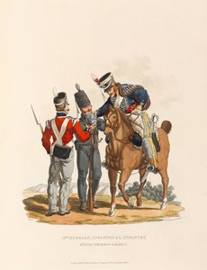 ثالث فرسان ومشاة ومشاة خفيفة. فيلق الملك الألماني ، حوالي عام 1815 (أكواتينت) بواسطة تشارلز هاميلتون (بعد) سميث