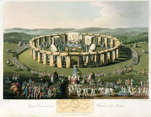 المهرجان التقليدي الكبير للبريطانيين ، مائي وحانة. بواسطة روبرت هافيل (1769-1832) 1815 (أكواتينت) بواسطة تشارلز هاميلتون سميث