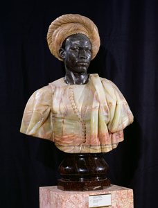 تمثال نصفي لرجل سوداني ، 1857 (أونيكس و برونز) بواسطة تشارلز هنري جوزيف كوردييه