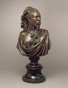 تمثال نصفي لسعيد عبد الله من الماياك ، مملكة دارفور ، السودان ، 1848 (برونزية) بواسطة تشارلز هنري جوزيف كوردييه