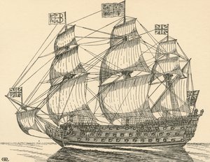 The Royal George ، 1931 بواسطة تشارلز هنري بورن كوينيل
