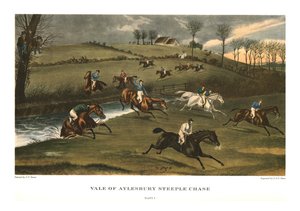 "Vale of Aylesbury Steeple Chase" ، اللوحة 2 ، c1836 ، c1955 بواسطة تشارلز هانت