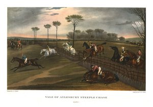 "Vale of Aylesbury Steeple Chase" ، اللوحة 3 ، c1836 ، c1955 بواسطة تشارلز هانت