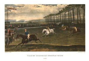 "Vale of Aylesbury Steeple Chase" ، اللوحة 4 ، c1836 ، c1955 بواسطة تشارلز هانت