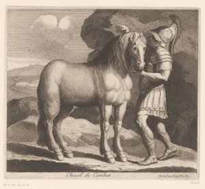 الجندي يسخر الحصان Cheval de Combat (العنوان على الكائن) سلسلة الحيوانات (عنوان المسلسل)