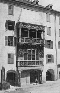 السقف الذهبي. Insbruck ، c1913