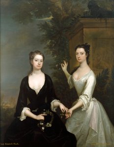 السيدة إليزابيث والسيدة هنريتا فينش ، c1730-c1731