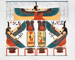 جدارية من مقابر الملوك في طيبة ، 1820