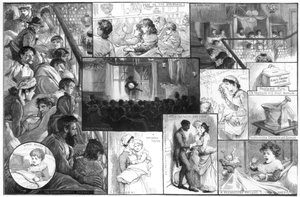 ترفيه في مستشفى كينجز كوليدج ، 1885. بواسطة تشارلز جوزيف ستانيلاند
