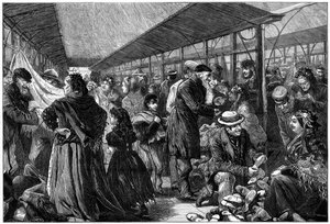 تبادل الملابس القديم ، Phil's Building ، Houndsditch ، لندن ، 1882 بواسطة تشارلز جوزيف ستانيلاند