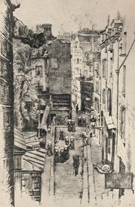 Rue des Pretres-St Séverin ، 1915 بواسطة تشارلز جواس
