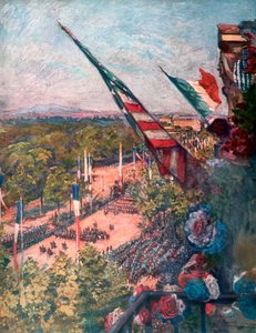موكب النصر الكبير ، Avenue de la Grand Armee ، باريس ، فرنسا 14 يوليو 1919.