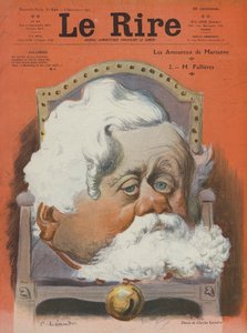 أرماند فاليرز ، سياسي فرنسي. رسم توضيحي لـ La Rire