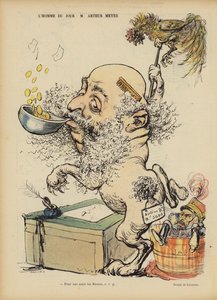 كاريكاتير الصحفي الفرنسي آرثر ماير. رسم توضيحي لـ Le Rire
