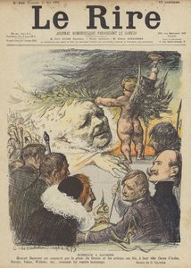 تكريم لـ Honore Daumier ، رسم توضيحي لـ Le Rire