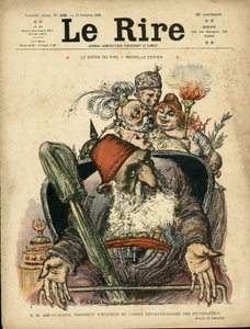 رسم توضيحي لتشارلز ليندر (1862-1934) لغلاف Le Rire بواسطة تشارلز ليندر
