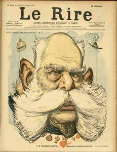 رسم توضيحي لتشارلز ليندر (1862-1934) لغلاف Le Rire بواسطة تشارلز ليندر