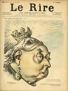 رسم توضيحي لتشارلز ليندر (1862-1934) لغلاف Le Rire بواسطة تشارلز ليندر