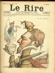 رسم توضيحي لتشارلز ليندر (1862-1934) لغلاف Le Rire بواسطة تشارلز ليندر