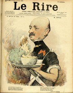 رسم توضيحي لتشارلز ليندر (1862-1934) لغلاف Le Rire بواسطة تشارلز ليندر