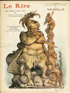 رسم توضيحي لتشارلز لياندر (1862-1934) لغلاف Le Rire ، 07/12/07 - Augagneur Victor (1855-1931) - إقرار بواسطة تشارلز ليندر