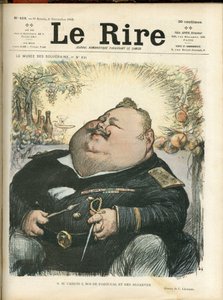 رسم توضيحي لتشارلز ليندر (1862-1934) لغلاف Le Rire ، رقم 418 بواسطة تشارلز ليندر