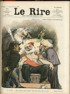 رسم توضيحي لتشارلز ليندر (1862-1934) لغلاف Le Rire ، لا. 415 بواسطة تشارلز ليندر