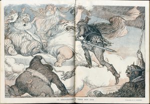 رسم توضيحي لتشارلز ليندر (1862-1934) في "" فانتاسيو " بواسطة تشارلز ليندر