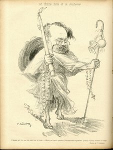 رسم توضيحي لتشارلز لياندر (1862-1934) في لو ريير بواسطة تشارلز ليندر