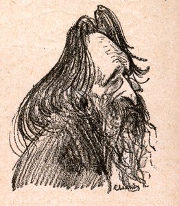 جول جيسدي (1845-1922) سياسي فرنسي - نقش في "سيادينا العزيز" بقلم بول بوسك - رسم لتشارلز ليندر (1862-1934) 1898 - بواسطة تشارلز ليندر