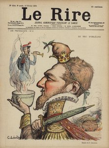 Le Duc DOrleans ، رسم توضيحي لـ Le Rire بواسطة تشارلز ليندر