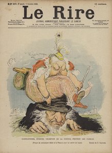 الملكة فيكتوريا ، رسم توضيحي لـ Le Rire