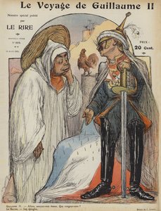 رحلة فيلهلم الثانية. رسم توضيحي لـ Le Rire