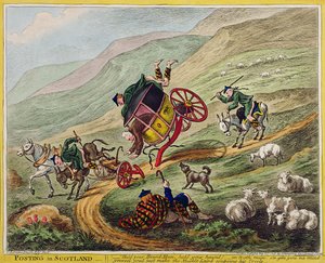 نشر في اسكتلندا ، نشرته هانا همفري ، 1805 (النقش اليدوي)