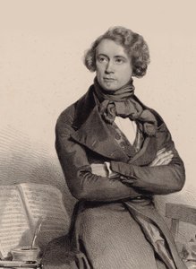 صورة لعازف التشيلو والملحن Adrien-François Servais 1807-1866 ، 1838. بواسطة تشارلز لويس بوجنيت