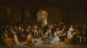 نداء رول آخر ضحايا الإرهاب ، ج. 1850. بواسطة تشارلز لويس مولر