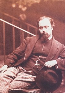 دانتي جابرييل روسيتي بواسطة تشارلز لوتويدج (1832-98) دودجسون