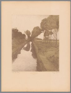 اثنان من المشاة على طول القناة المناظر الطبيعية (عنوان المسلسل) Suite des Paysages (عنوان المسلسل) بواسطة تشارلز ماري دولاك