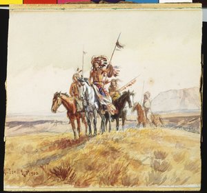 حزب الحرب الهندي ، 1902 بواسطة تشارلز ماريون راسل
