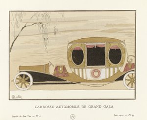 مدرب سيارات جراند جالا ، حانة. 1914 (استنسل) بواسطة تشارلز مارتن