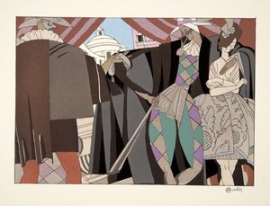 كوميدي إيتاليان ، من Sports & Entertainment ، حانة. 1914 (استنسل) بواسطة تشارلز مارتن
