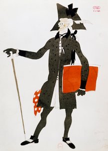Costume for character of notary from The Barber of Seville by Gioacchino Rossini